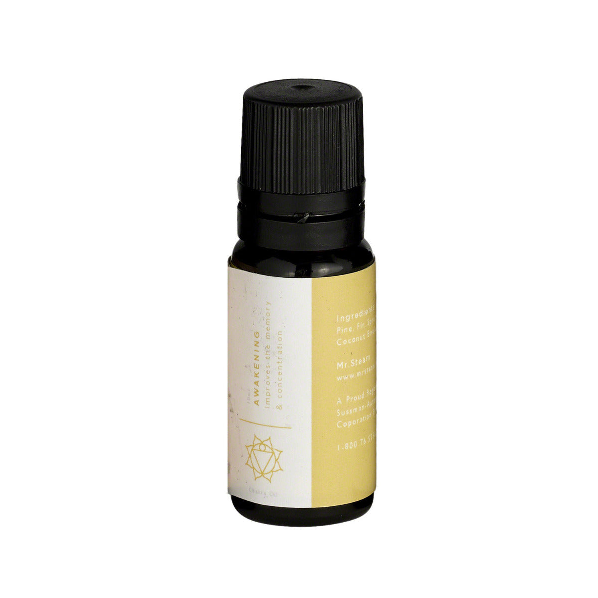 Mr. Steam Yellow Awakening Chakra Aroma Oil in 10 mL Bottle