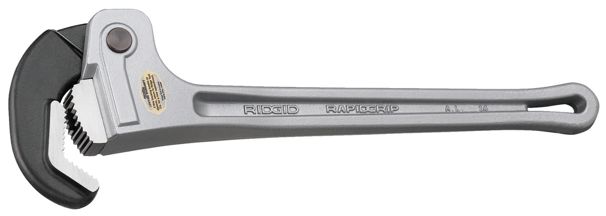 RIDGID 12693 14" Aluminum RapidGrip Wrench