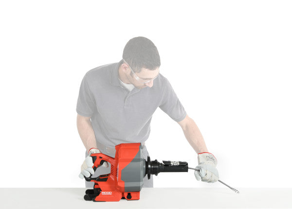 RIDGID 78053 K-46 Cordless SinkSnake with 5/16" x 25' IC Cable, 18V 2.5Ah Battery & Charger