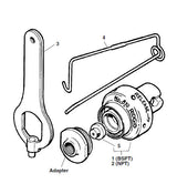 RIDGID 51055 1/2'' NPT Stud Adapter