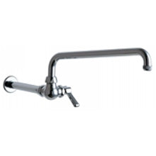 Chicago Faucets 334-ABCP Universal Pot Filler Faucet Polished Chrome -