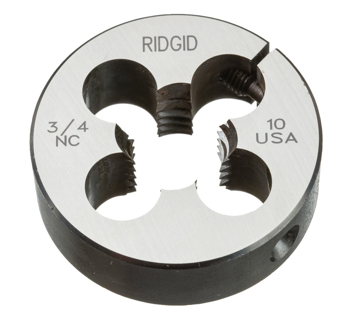 RIDGID 38370 3/4"-10 UNC Alloy RH Bolt Threader Button Die