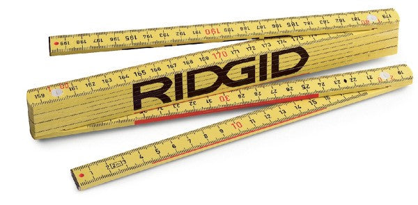 RIDGID 81280 2 m Metric Fiberglass Folding Rule