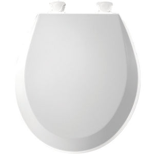 Bemis 500EC-000 Toilet Seat Round CFWC with Easy Clean Hinge