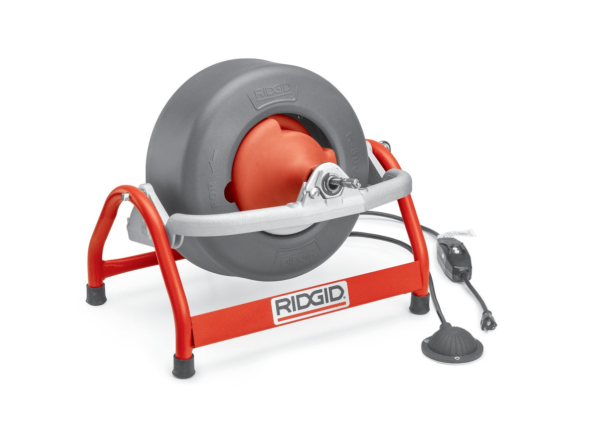 RIDGID 53127 K-3800 Drum Machine with C-46 Drain Cable