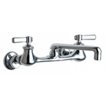 Chicago Faucets 540-LDABCP Universal Wall Mounted Sink Faucet Polished Chrome -