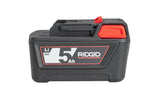 RIDGID 56518 18V 5.0Ah Advanced Lithium Battery