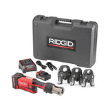 RIDGID 70818 RP 351 Press Tool with Battery Kit & MegaPress Jaws (1/2”–1”)