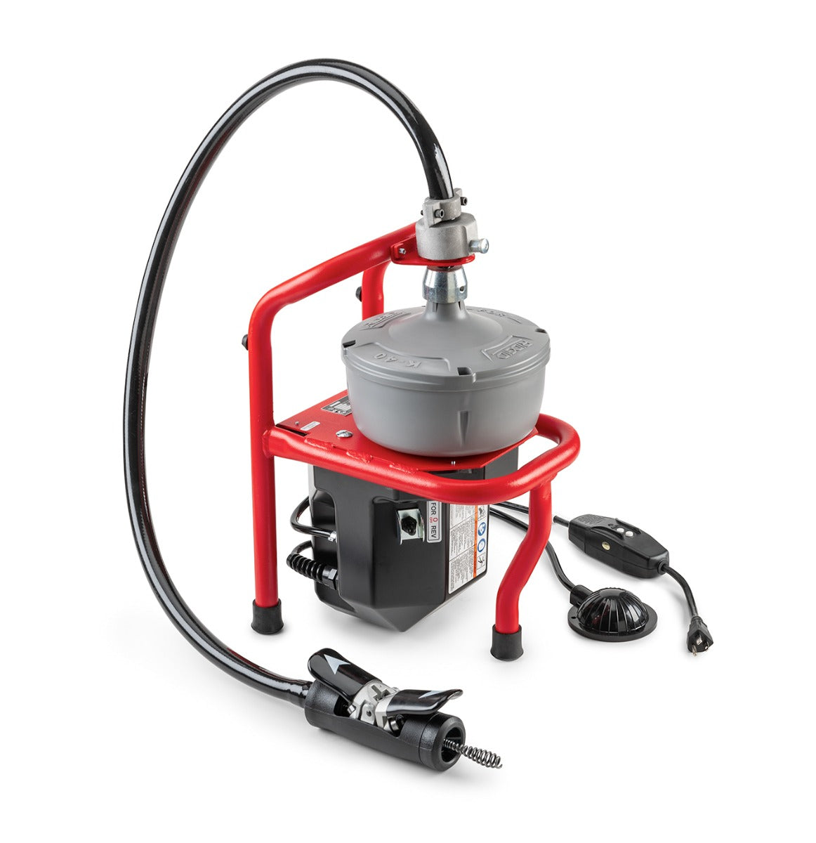 RIDGID 71722 K-40AF Sink Machine with: AUTOFEED, Guide Hose, Mounting Bracket, C-13IC SB, 5/16" x 35' Speed Bump Cable with Inner Drum