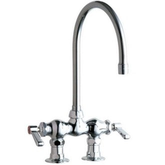 Chicago Faucets 772-GN8AE3ABCPChicago Faucets 2-Handle Kitchen Faucet in Chrome