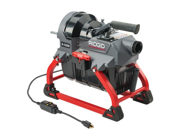 RIDGID 61693 K-5208 Sectional Machine with Guide Hose, 4 C-11 Cables, Sectional Cable Carrier, and Toolbox Kit