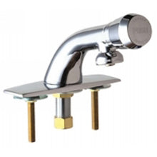 Chicago Faucets 857-665PSHABCP Universal Metering Single Hole Faucet Polished Chrome -