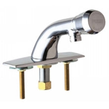 Chicago Faucets 857-E12-665PSHABCP Universal Metering Single Hole Faucet Polished Chrome -