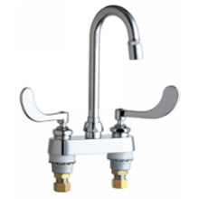 Chicago Faucets 895-317E29ABCP Universal Centerset Deck Mounted Faucet Polished Chrome -