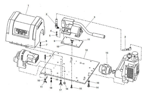 RIDGID 60005 Hex Screw 1/4"-20x3/4"