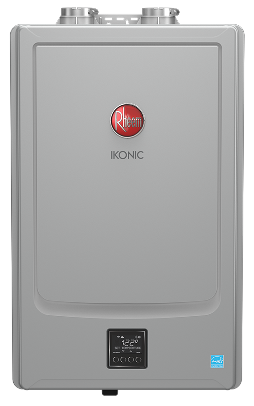 Rheem RTGH-SR10i IKONIC Super High-Efficiency Condensing Tankless Gas Water Heater with Recirculating Pump 