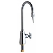 Chicago Faucets 927-CP Universal Single Supply Sink Faucet Polished Chrome