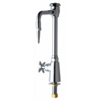 Chicago Faucets 928-VRLHCP Universal Vandal Resistant Single Supply Sink Faucet Polished Chrome -