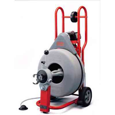 Ridgid 42012 K-750 Drum Machine with Autofeed & C-27 5/8"x75' Drain Cable