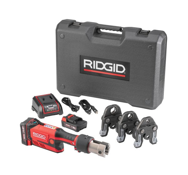 RIDGID 67183 RP 351 Press Tool with Battery Kit & ProPress Jaws (1/2"-1")