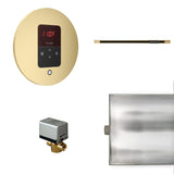 Mr. Steam Basic Butler Linear Steam Shower Control Package with iTempo Control and Linear SteamHead in Round