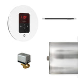 Mr. Steam Basic Butler Linear Steam Shower Control Package with iTempo Control and Linear SteamHead in Round