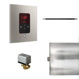 Mr. Steam Basic Butler Linear Steam Shower Control Package with iTempo Control and Linear SteamHead in Square