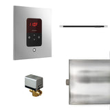 Mr. Steam Basic Butler Linear Steam Shower Control Package with iTempo Control and Linear SteamHead in Square