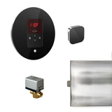 Mr. Steam Basic Butler Steam Shower Control Package with iTempo Control and Aroma Designer SteamHead in Round 