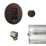 Mr. Steam Basic Butler Steam Shower Control Package with iTempo Control and Aroma Designer SteamHead in Round 