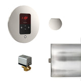 Mr. Steam Basic Butler Steam Shower Control Package with iTempo Control and Aroma Designer SteamHead in Round 