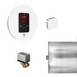 Mr. Steam Basic Butler Steam Shower Control Package with iTempo Control and Aroma Designer SteamHead in Round 