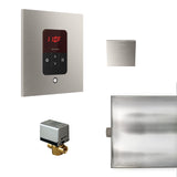 Mr. Steam Basic Butler Steam Shower Control Package with iTempo Control and Aroma Designer SteamHead in Square