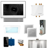 Mr. Steam Bliss Max Linear Programmable Steam Generator Control Kit with iSteamX Control and Linear SteamHead in White