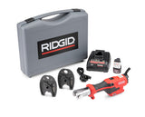 RIDGID 72543 RP 115 Mini Press Tool with Battery Kit & PureFlow Jaws (1/2”–3/4”)