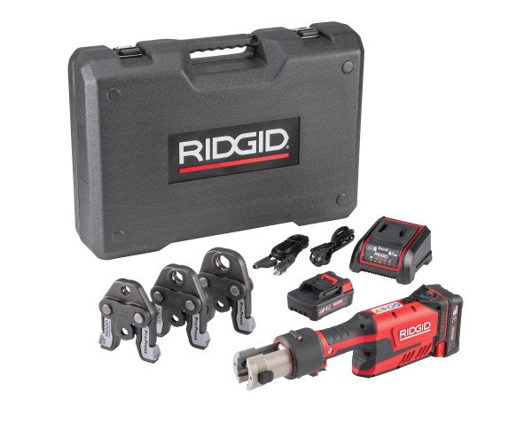 RIDGID 67183 RP 351 Press Tool with Battery Kit & ProPress Jaws (1/2"-1")