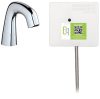 Chicago Faucets EQ-A11A-11ABCP  EQ Curved Series Lavatory Sink Faucet with Hands-free Infrared Detection