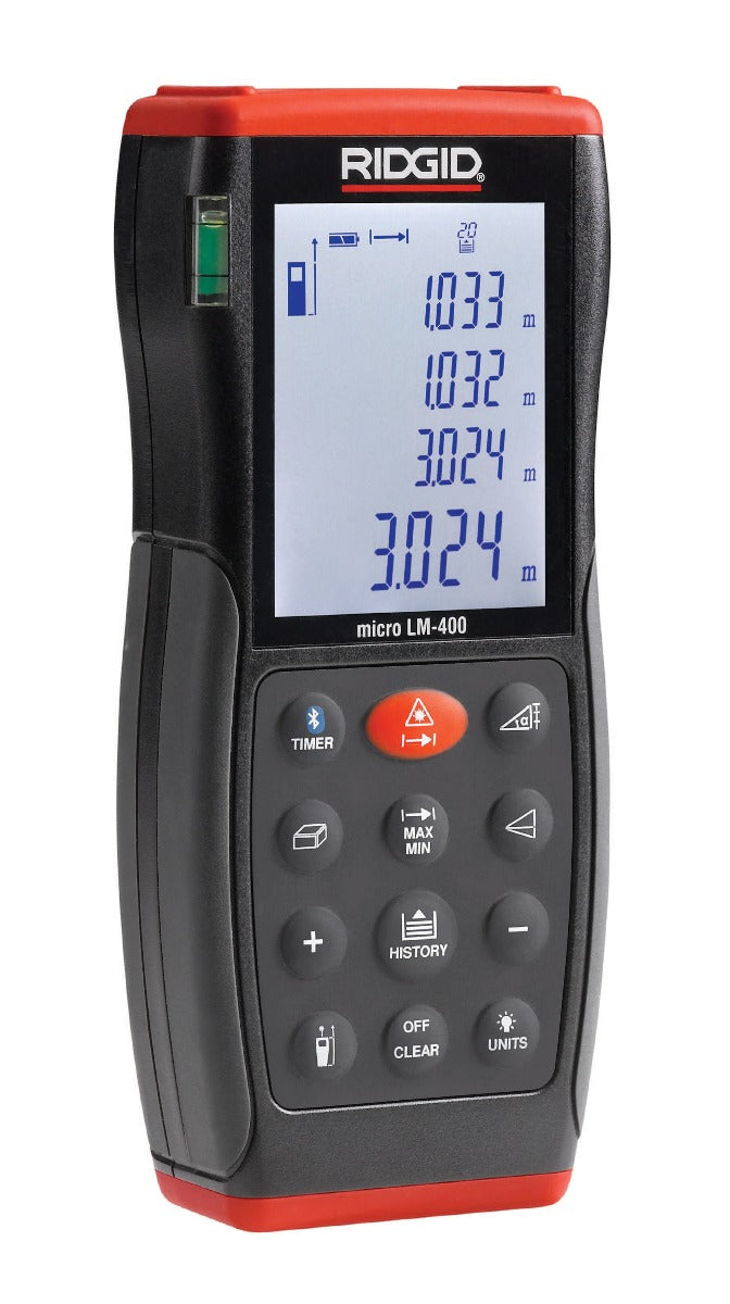 RIDGID 36813 LM-400 Laser Distance Meter