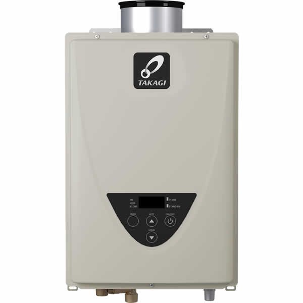 Takagi TK-510C-NI 199,000 BTU Concentric Vent Indoor Non-Condensing Tankless Water Heater