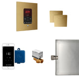 Mr. Steam Butler Max Steam Shower Control Package with iTempoPlus Control and Aroma Designer SteamHead in Square