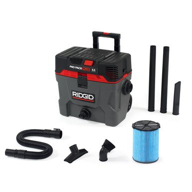 Ridgid 50328 1000RV 10 Gallon ProPack Plus Wet/Dry Vac