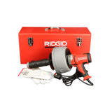 RIDGID 35998 K-45AF-1 Sink Machine with: C-1IC 5/16" x 25' Inner Core Cable with Inner Drum and C-6429 Carrying Case