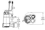 Barnes SP33VF 1/3 HP Sump Pump with Attached Vertical Float