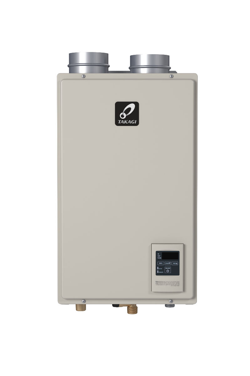 Takagi T-H3M-DV-N 120,000 BTU Natural Gas Indoor Condensing Ultra-Low NOx Tankless Water Heater