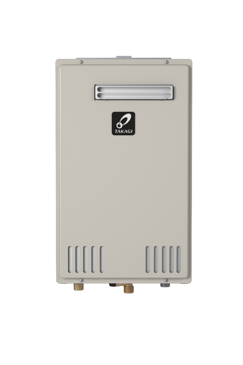 Takagi T-H3M-OS-N 120,000 BTU Natural Gas Outdoor Condensing Ultra-Low NOx Tankless Water Heater