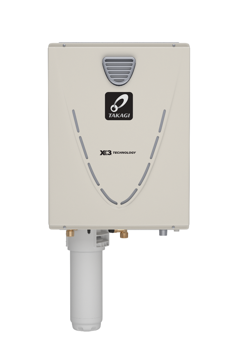 Takagi TK-540X3-PEH 199,000 BTU Propane Outdoor Condensing Ultra Low NOx with X3 Technology Tankless Water Heater 