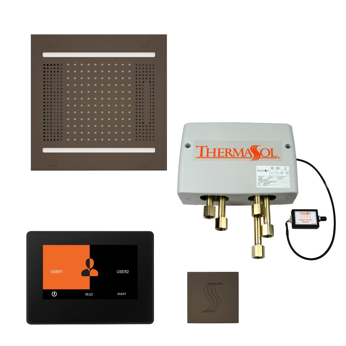 ThermaSol Total Wellness HydroVive 14 Package with 7" ThermaTouch Square