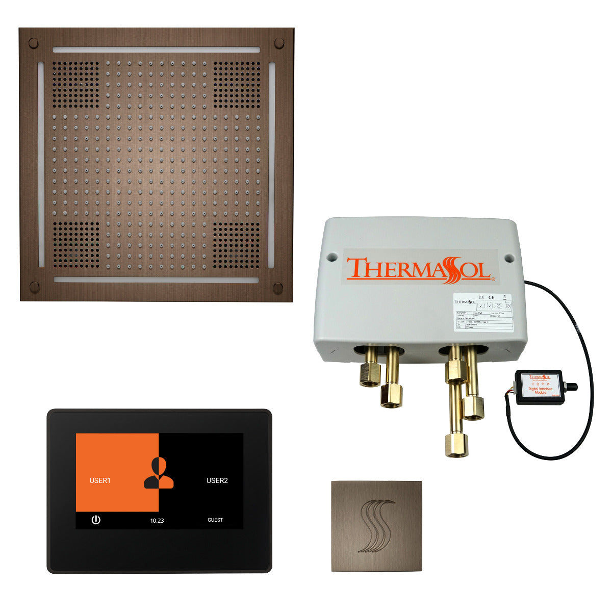 ThermaSol Total Wellness HydroVive Package with 7" ThermaTouch Square