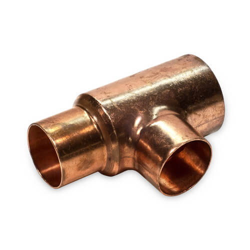 1X1/2X1/2 CxCxC Wrot Copper Sweat Tee Cello WPT-16-08-08